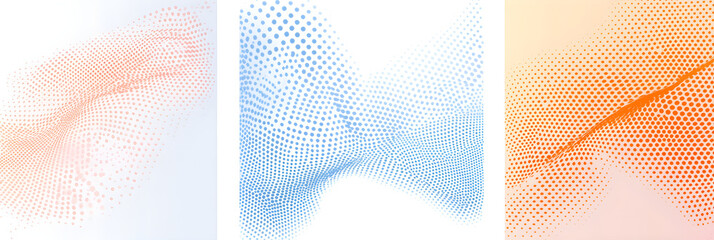Poster - abstract dotted pattern background