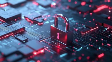 Aufkleber - Digital security and data protection in technology