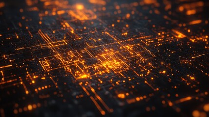 Aufkleber - Visualizing the Intricacies of Digital Networks and Technology