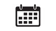 © esman - A simple calendar grid icon represents scheduling or important dates for planning business or personal events isolated on a white background.