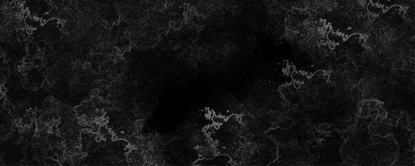 Wall Mural - Black stone marble texture background with high resolution italian slab marble textured abstract design art. Grunge dark black and white pattern of cracks and scuffs Black marble abstract design.