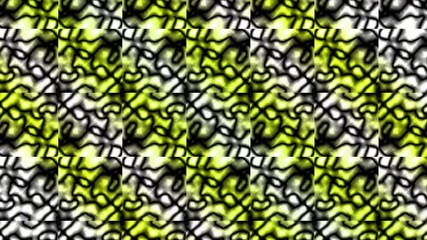 Yellow, Black, and White Mesh Pattern background - A black net pattern on a bright yellow background, creates a strong contrast.
 3D animation

