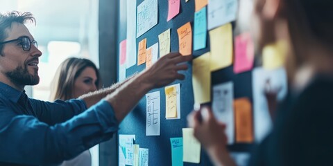 Poster - product development manager outlines goals for next phase of project advancement