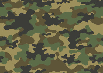 
camouflage military design classic seamless pattern, army uniform, street print