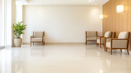 An Elegant and Comfortable Waiting Area Designed for Relaxation, Featuring Modern Decor and Cozy Seating for Everyone