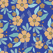 © ZUHRI - Amazing seamless floral pattern with bright colorful small flowers.
