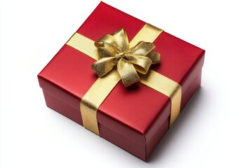 Red Gift Box with Bow.