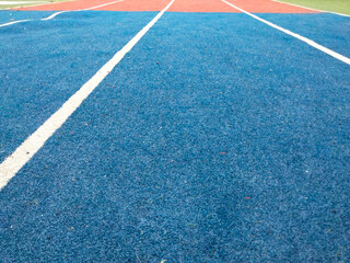 running track in stadium