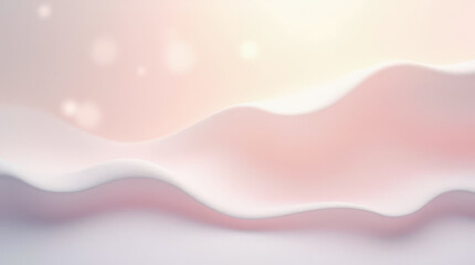 Poster - Gentle waves of pastel colors blend seamlessly, creating a calming atmosphere perfect for relaxation or as a backdrop for creative projects