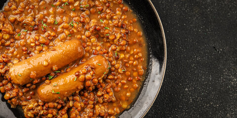 appetizer, background, bowl, carrot, closeup, cooking, cuisine, dinner, dish, eat, food, food background, fresh, gastronomy, gourmet, healthy eating, homemade, legume, lentil, lentil stew, lentils, lu