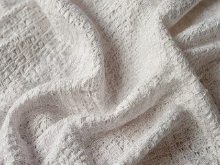 white cotton fabric towel texture abstract background