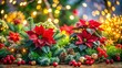© prapatsorn - Holiday Floral Wonderland: Tilt-Shift Photography of Colorful Seasonal Blooms