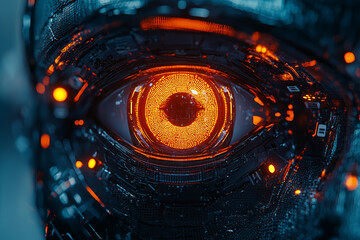 Poster - an ai-powered system monitoring cybersecurity threats, illustrating the role of machine learning in 