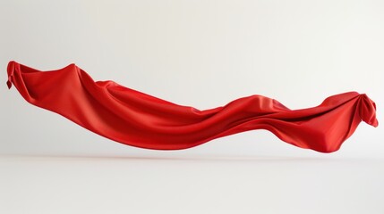 Sticker - Red Fabric Drape