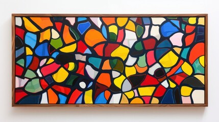 Wall Mural - Abstract Colorful Mosaic Painting