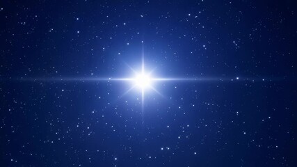 Aufkleber - Gazing up at the stunning night sky, countless bright stars twinkle against the dark backdrop, evoking awe and wonder in a magical universe