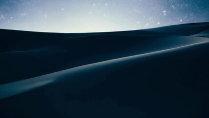 Aufkleber - The milky way shines above desert sand dunes, creating a serene and peaceful night sky filled with stars. This magical scene is perfect for adventure seekers in nature