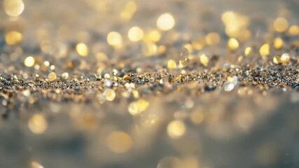 Aufkleber - Shimmering gold and silver glitter create a festive bokeh effect, adding luxury and celebration to designs. Perfect for holiday projects or a touch of glamour