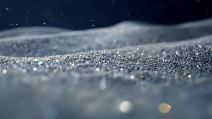 Aufkleber - Sparkling glitter background with silver tones, perfect for festive celebrations and events. Shimmering with a dreamy, magical quality, ideal for holiday decorations