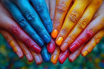 Poster - A business embracing diversity and inclusion as part of its social governance strategy, illustrating the social aspect of ESG. Concept of social responsibility.