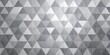 © anu - Panoramic render with grey simple triangles background