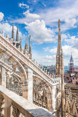 Magic architecture of Duomo cathedral