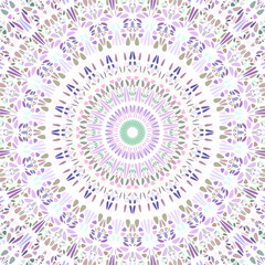 Poster - Geometrical dynamic psychedelic oriental petal ornament background - colorful abstract floral vector artwork