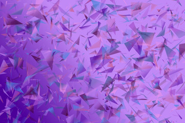 Aufkleber - Random geometrical polygon web background - chaotic geometric abstract vector graphic with triangles
