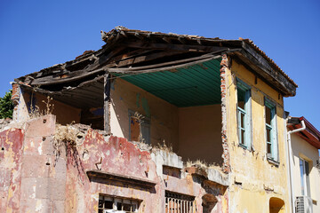 Wall Mural - Old Building in Ayvalik Town, Balikesir, Turkiye