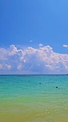 Wall Mural - Calm sea waters on a sunny day