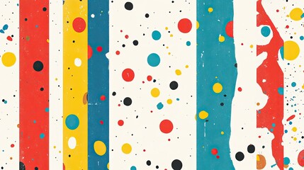 Poster - colorful grunge dots and points texture background in abstract style generative ai