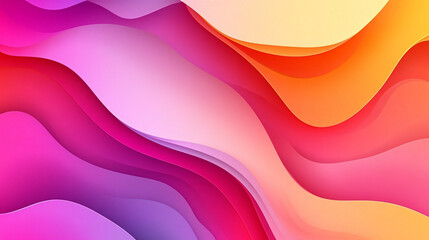 Bright abstract background with overlapping waves of various colors. Perfect for modern designs