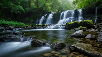 waterfall in the forest