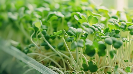 Sticker - Fresh Green Microgreens