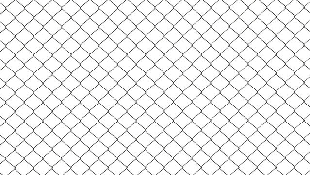 Metallic wire mesh isolated on transparent background