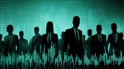 Poster - Dynamic Business Figures in Anime Style Visualization