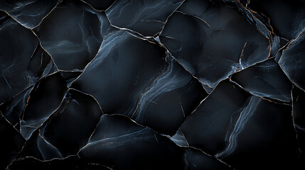Poster - A close-up view of dark, textured stone surface showcasing intricate patterns and natural lines, perfect for backgrounds.