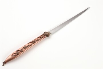 Elegant Letter Opener on White Background