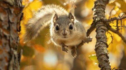 Wall Mural - Squirrel in a Tree