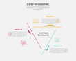 © teguhjatipras - 3 points template infographic outline style with 3 point step template with creative triangle shape on center for cycle circular content for slide presentation