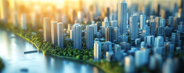 Leinwandbilder - Introduction to smart city technology, highlighting its significance in creating resilient, adaptive, and efficient urban ecosystems