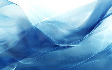 Aufkleber - Sophisticated abstract blue banner for a tech site, featuring modern graphics and a minimalist design to convey professionalism