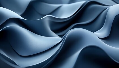 Aufkleber - Stylish abstract blue banner for a tech website, showcasing flowing lines and geometric patterns for a futuristic look