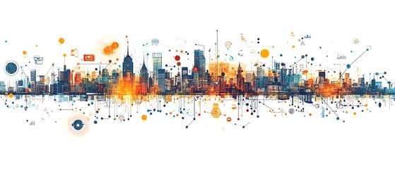 Leinwandbilder - Microservices design focusing on scalability and adaptability, promoting flexible software architecture for efficient and futureproof development in contemporary practices