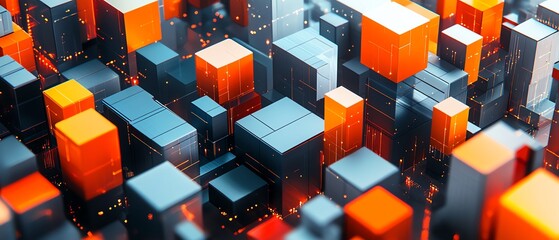 Leinwandbilder - Microservices design focusing on scalability and adaptability, promoting flexible software architecture for efficient and futureproof development in contemporary practices