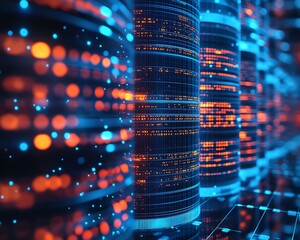 Leinwandbilder - Scalable microservices architecture designed for modern software solutions, enabling adaptability and seamless integration in current development strategies