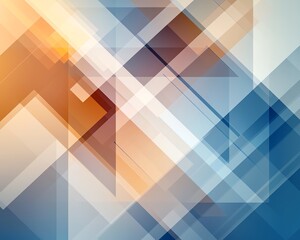 Poster - An abstract geometric design featuring vibrant colors and intersecting lines, perfect for backgrounds and modern concepts.