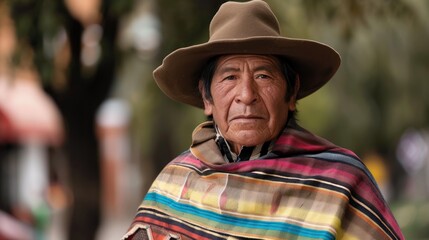 Poster - Portrait of a Peruvian Man