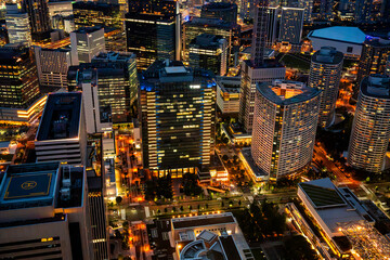 Wall Mural - Yokohama view from Landmark tower in Kanagawa, Yokohama, Japan