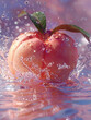 © 天宝 开 - The moment the peach falls into the water
